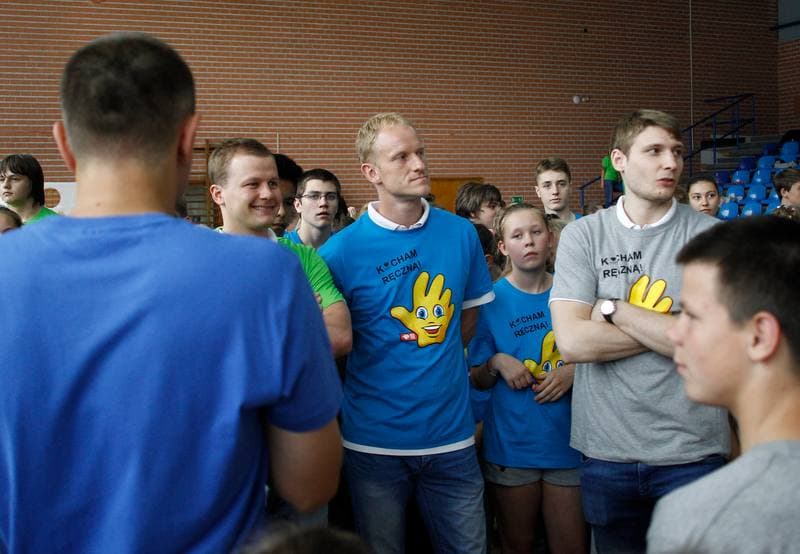 Handball. Poland national team. Training. 17.06.2015