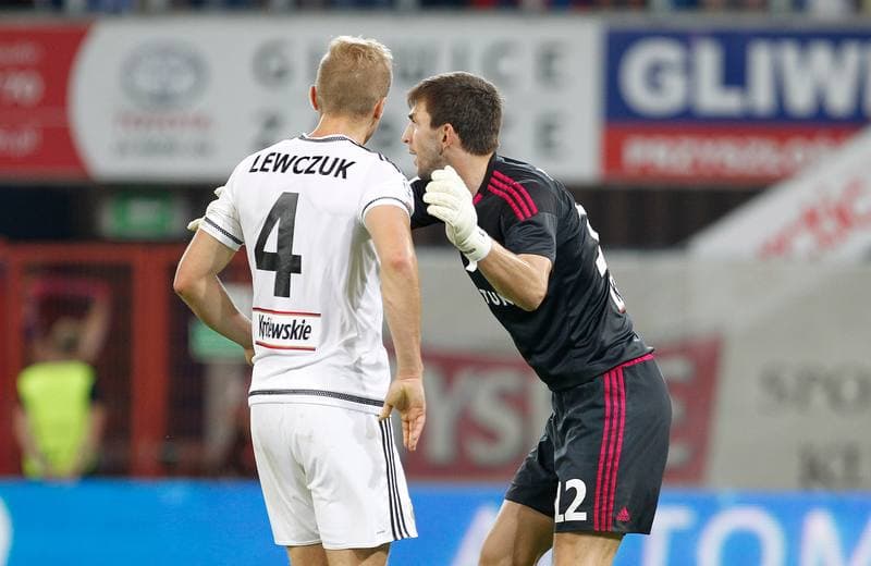 Football. T-Mobile Ekstraklasa. Piast Gliwice - Legia Warsaw. 05.10.2014