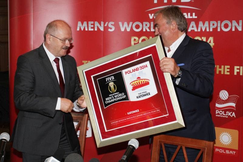 Volleyball. Poland national team. Press Conference. 04.09.2014