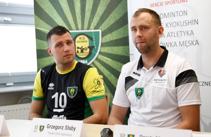 Football. GKS Katowice. Press Conference. 01.10.2015