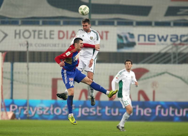 Football. PKO BP Ekstraklasa. Piast Gliwice - Slask Wroclaw. 08.03.2016