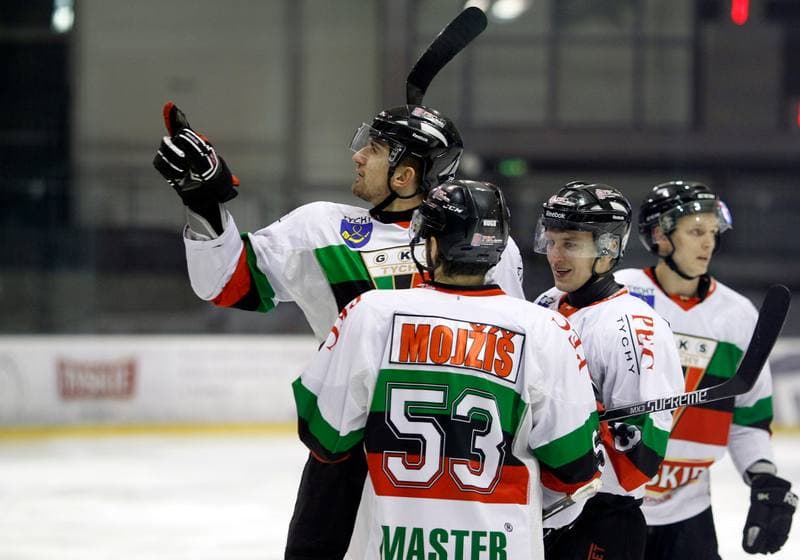 Ice Hockey. Polska Hokej Liga. GKS Tychy - Comarch Cracovia Krakow. 30.01.2015