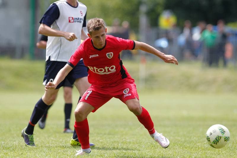Football. Sparing. Lot Konopiska - Piast Gliwice. 12.06.2016