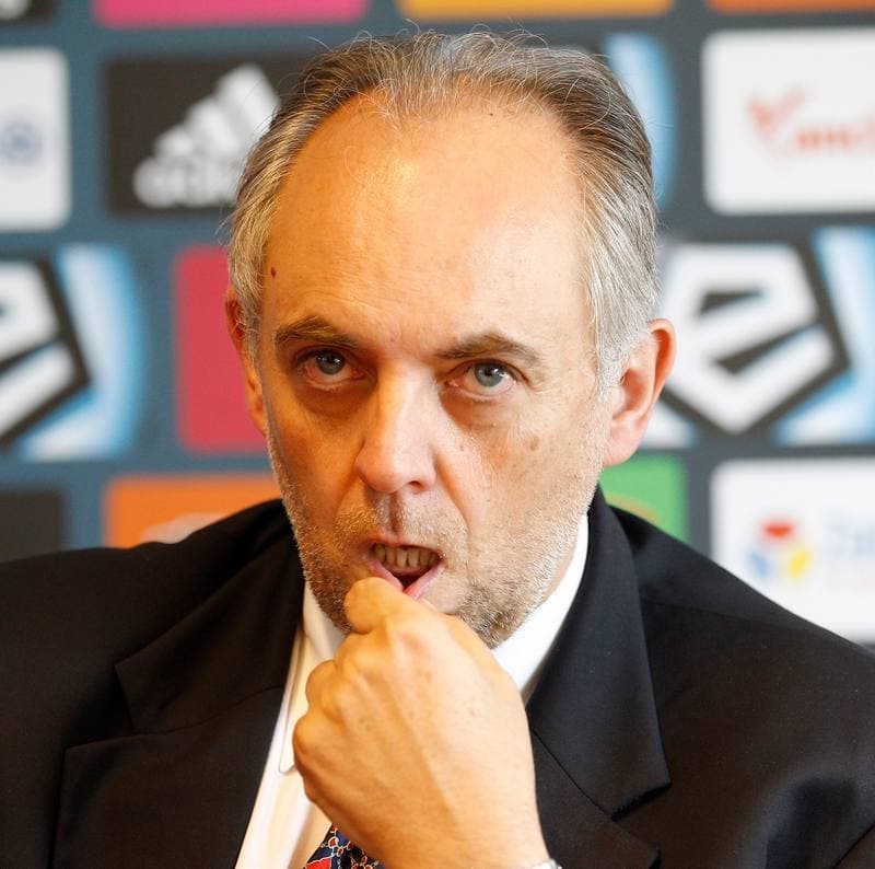 Football. Gornik Zabrze. Press Conference. 13.08.2015
