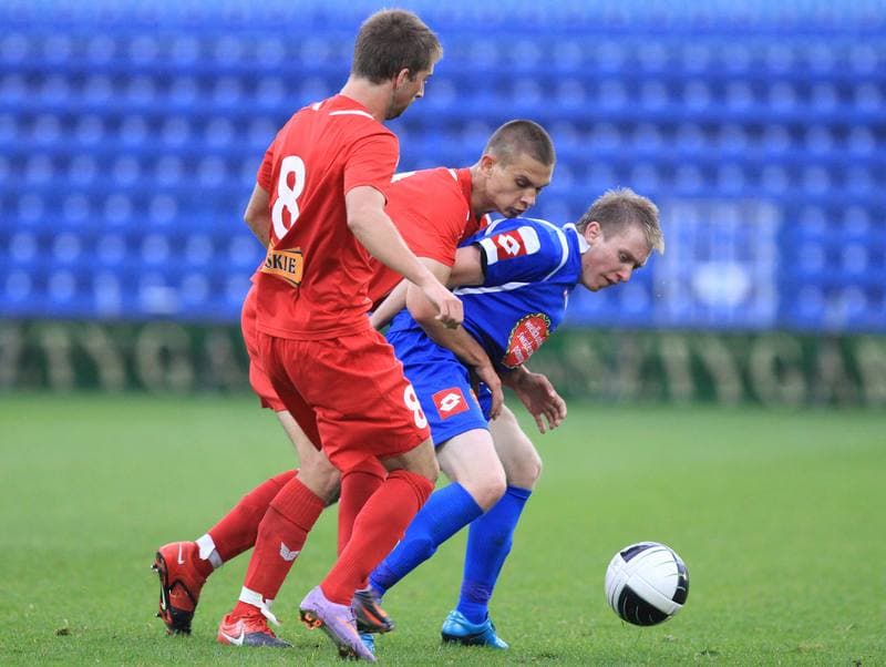 Football. Mlodziezowa Ekstraklasa. Ruch Chorzow - Gornik Zabrze. 30.08.2010