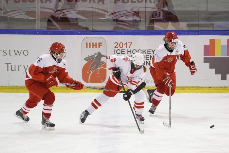 Ice Hockey. U18 Women's World Championship. Poland - Denmark. 08.01.2017