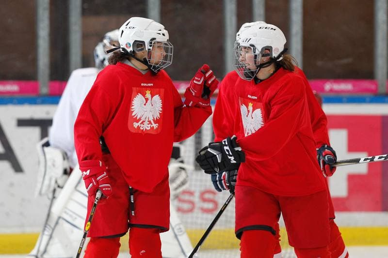 Ice Hockey. Poland national team. Training. 15.02.2018