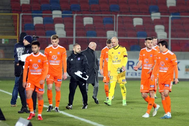 Football. Lotto Ekstraklasa. Gornik Zabrze - Bruk-Bet Termalica Nieciecza. 19.02.2018
