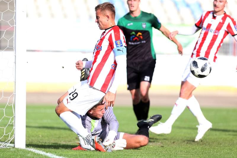 Football. Polish Cup. ROW 1964 Rybnik - Cracovia Krakow. 26.09.2018