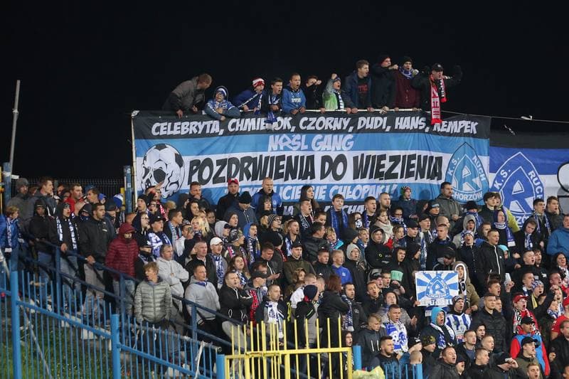 Football. II Liga. Ruch Chorzow - Widzew Lodz. 20.10.2018