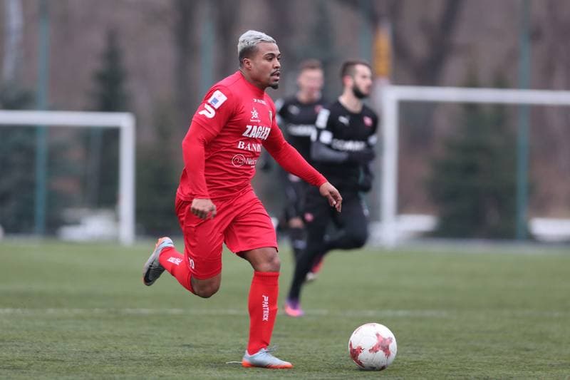 Football. Sparing. Zaglebie Sosnowiec - Cracovia Krakow. 17.01.2018