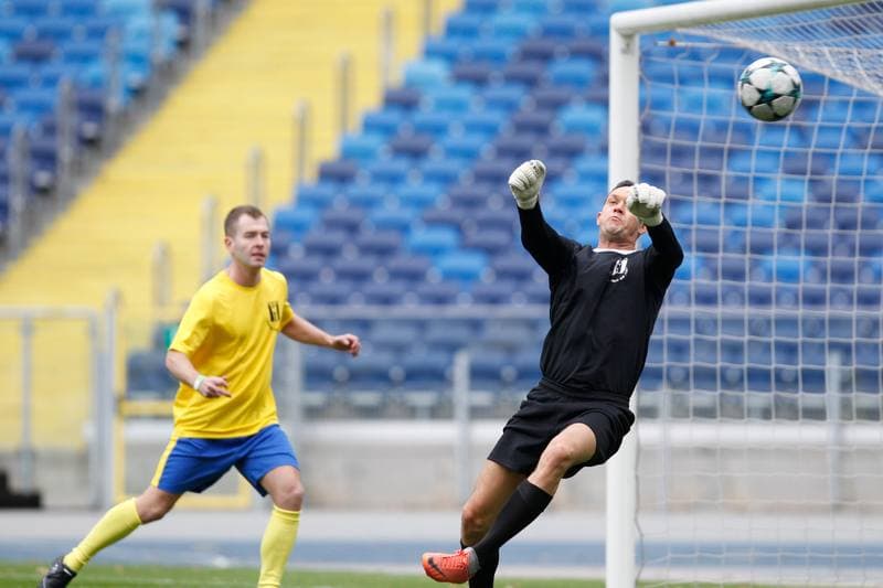 Football. Charitable Match. Politicians - Journalists. 27.10.2018
