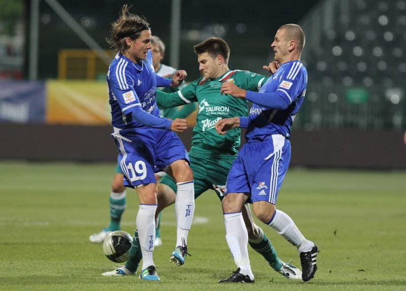 Football. Puchar Polski. Podbeskidzie Bielsko-Biala - Slask Wroclaw. 18.10.2011