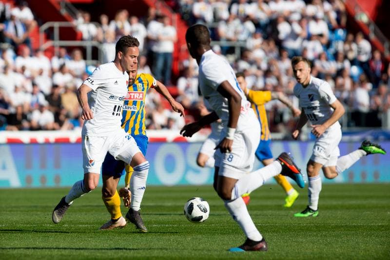 Football. Fortuna:Liga. Banik Ostrava - SFC Opava. 21.04.2019