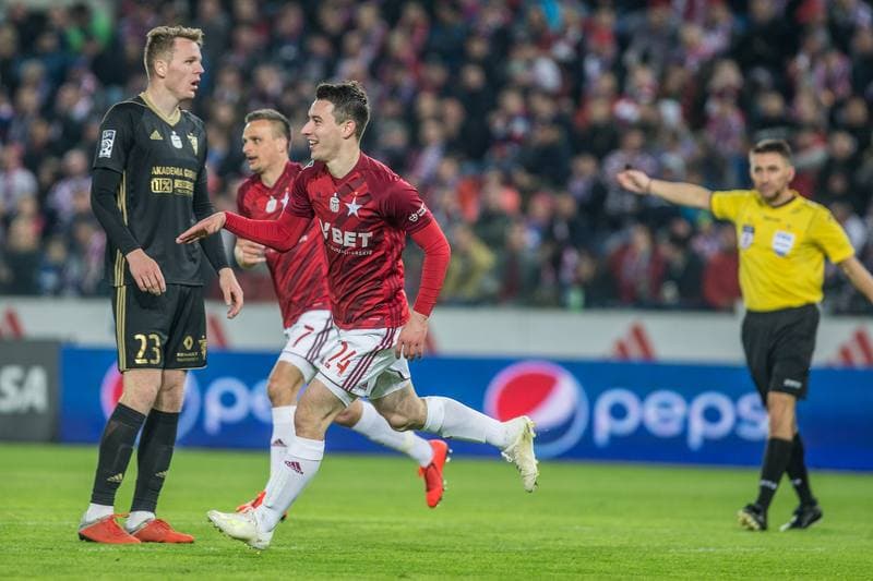 Football. Lotto Ekstraklasa. Gornik Zabrze - Wisla Krakow. 03.05.2019