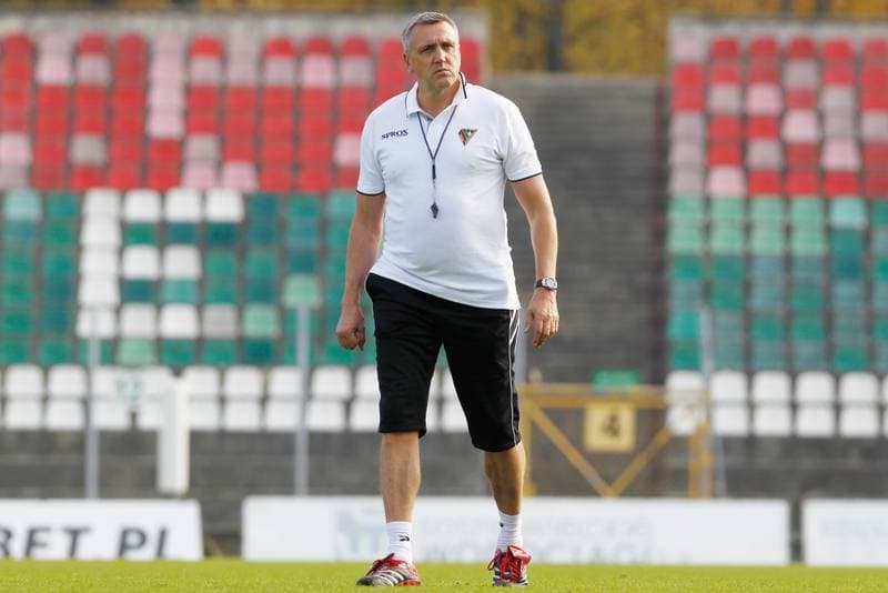 Football. Zaglebie Sosnowiec. Training. 16.10.2018