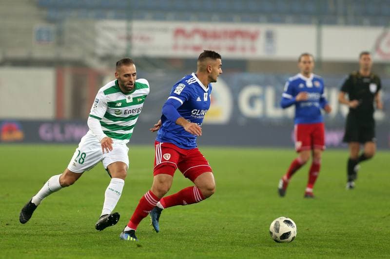 Football. Lotto Ekstraklasa. Piast Gliwice - Lechia Gdansk. 19.10.2018