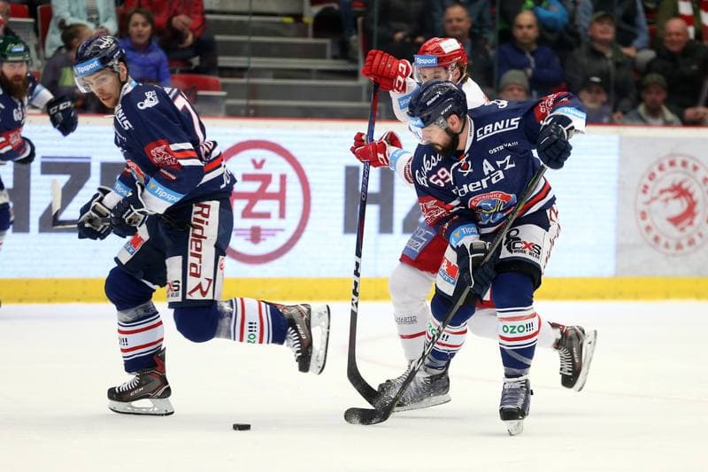 Ice Hockey. Tipsport Extraliga. Ocelari Trinec - Vitkovice Ridera. 20.03.2019