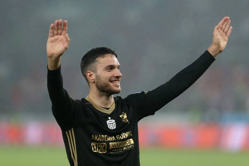 Football. Lotto Ekstraklasa. Gornik Zabrze - Zaglebie Sosnowiec. 29.04.2019