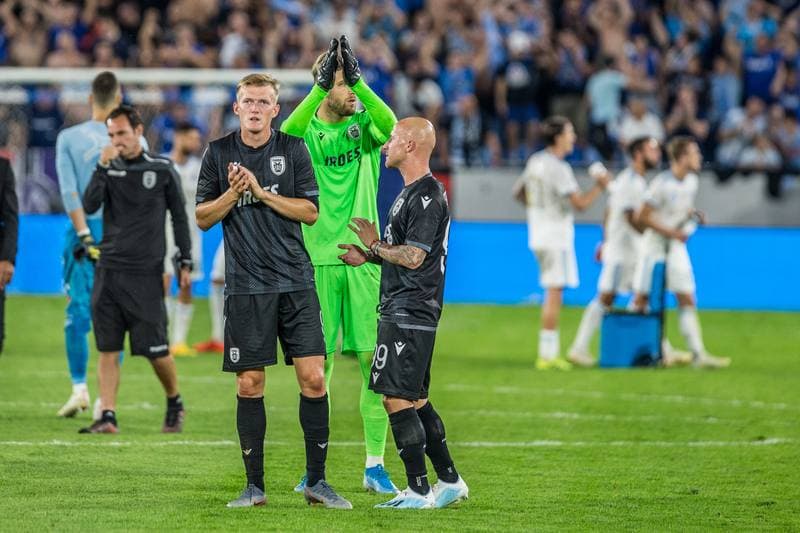 Football. UEFA Europa League. Slovan Bratislava - PAOK FC. 22.08.2019