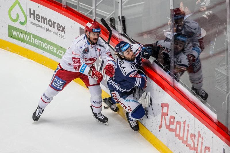 Ice Hockey. Tipsport Extraliga. Ocelari Trinec - Vitkovice Ridera. 21.11.2019