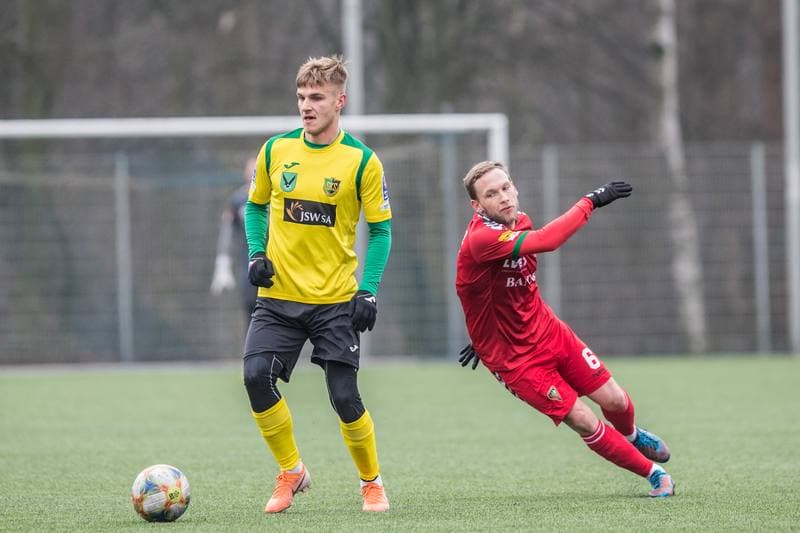 Football. Sparing. GKS Jastrzebie - Zaglebie Sosnowiec. 22.01.2020