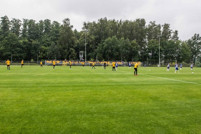 Football. Sparing. LKS Goczalkowice Zdroj - Wieczysta Krakow. 11.07.2020