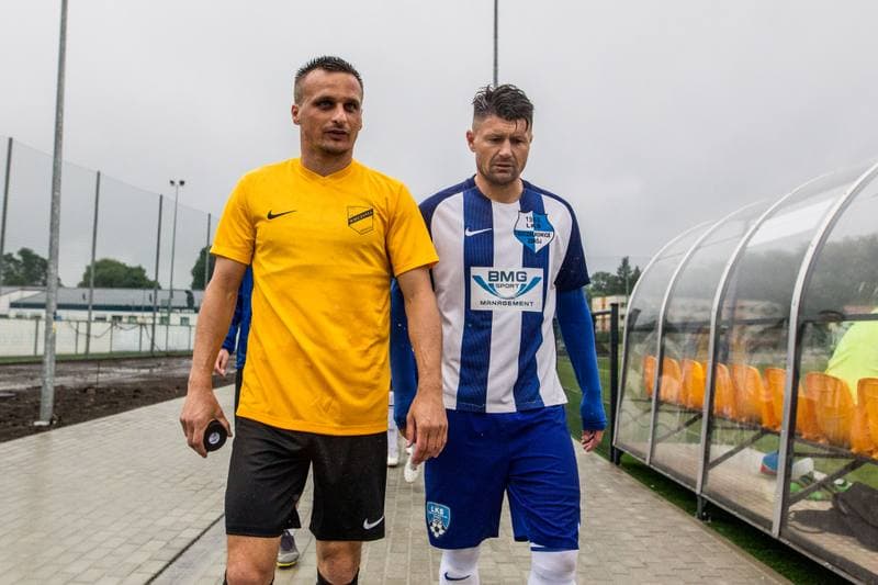 Football. Sparing. LKS Goczalkowice Zdroj - Wieczysta Krakow. 11.07.2020