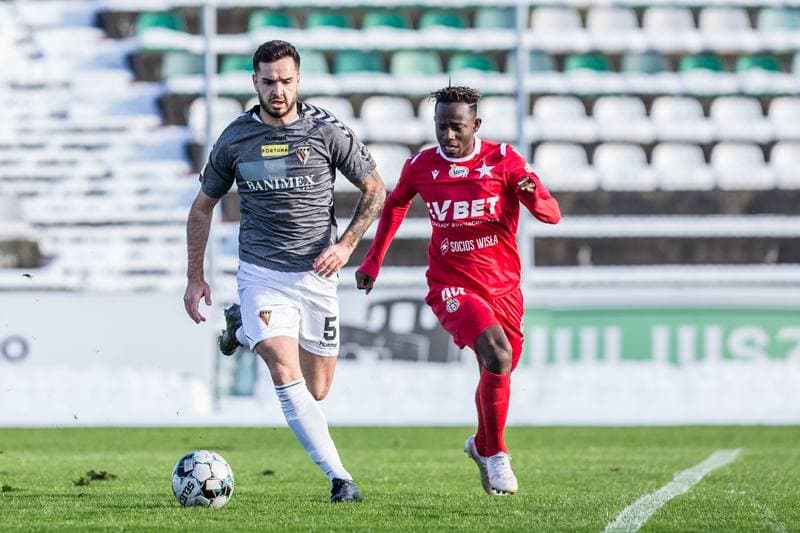 Football. Sparing. Zaglebie Sosnowiec - Wisla Krakow. 20.01.2021