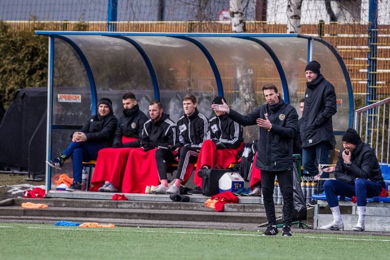 Football. Sparing. GKS Tychy - Fotbal Trinec. 23.01.2021