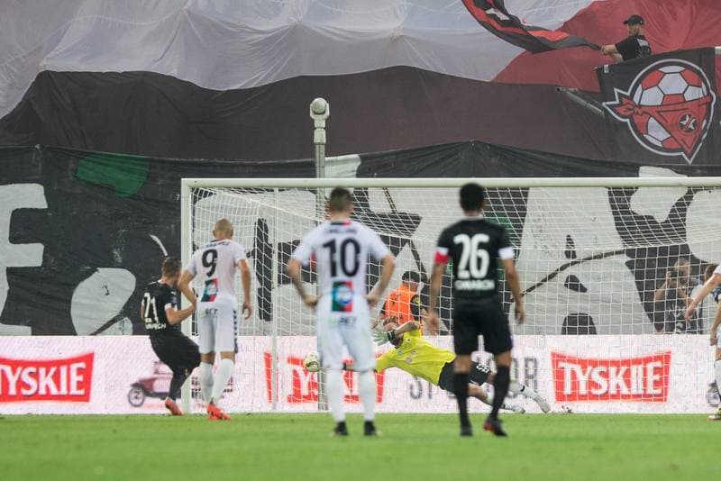 Football. Polish Cup. GKS Tychy - Cracovia Krakow. 09.08.2017
