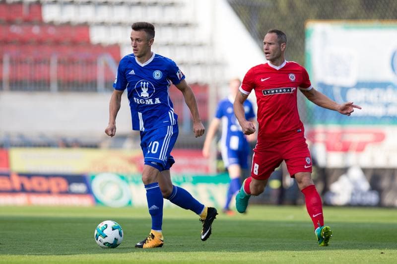 Football. HET Liga. Sigma Olomouc - Zbrojovka Brno. 20.08.2017