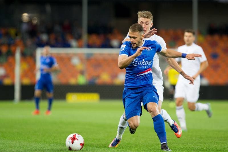 Football. Nice I Liga. Podbeskidzie Bielsko-Biala - Ruch Chorzow. 22.08.2017