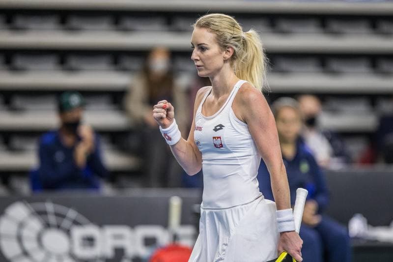 Tennis. Billie Jean King Cup. Poland - Brazil. 16.04.2021
