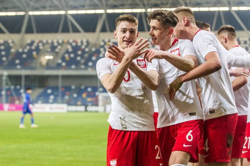 Football. UEFA Elite League. Poland - England. 25.03.2022