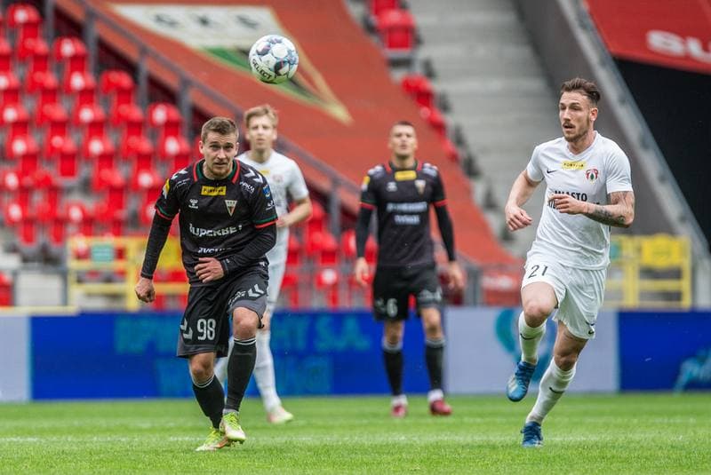 Football. Fortuna I Liga. GKS Tychy - Puszcza Niepolomice. 06.05.2022
