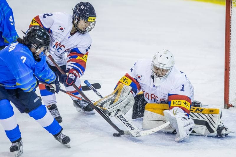 Ice Hockey. Women's World Championship Division 1B. Korea - Kazakhstan. 09.04.2022