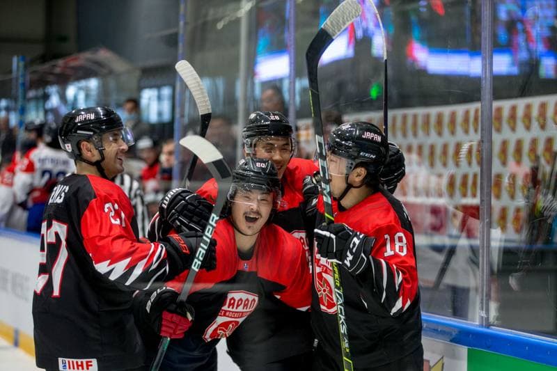 Ice Hockey. World Championship Division 1 Group B. Serbia - Japan. 26.04.2022