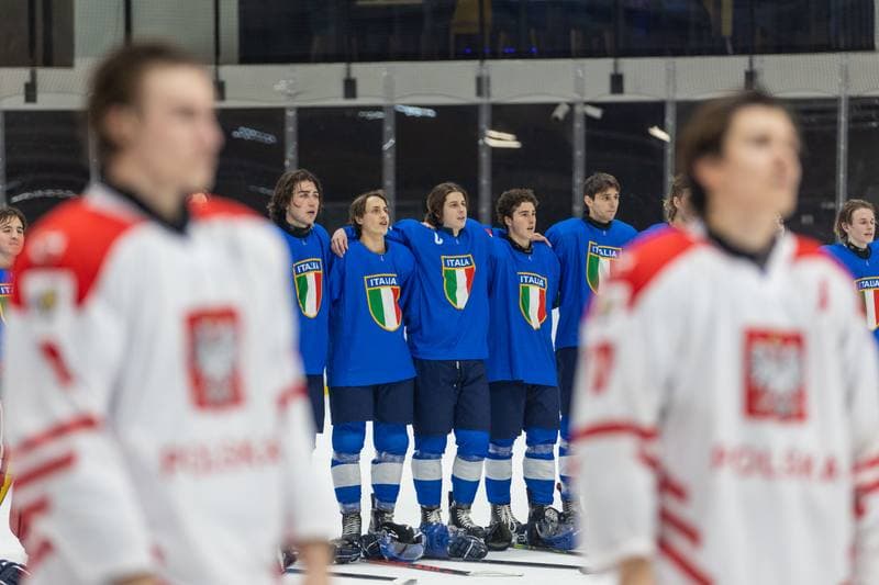 Ice Hockey. U20 World Championship Division 1B. Ukraine - Poland. 16.12.2022
