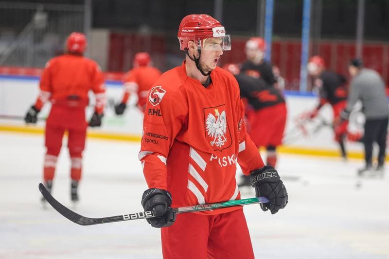 Ice Hockey. Poland national team. Training. 24.04.2023