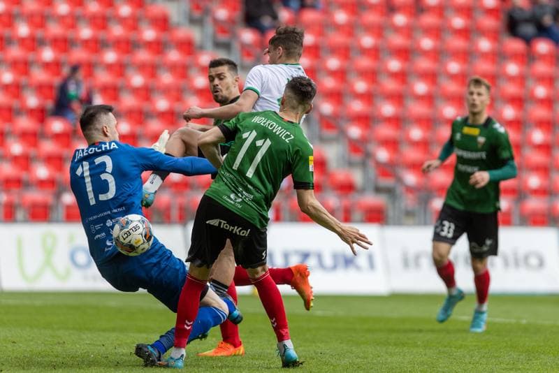 Football. Fortuna I Liga. GKS Tychy - Gornik Leczna. 29.04.2023