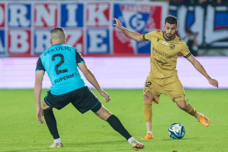 Football. PKO BP Ekstraklasa. Gornik Zabrze - Widzew Lodz. 18.08.2023
