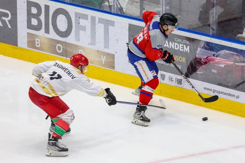 Ice Hockey. Tauron Hokej Liga. Zaglebie Sosnowiec - Marma Ciarko STS Sanok. 26.11.2023