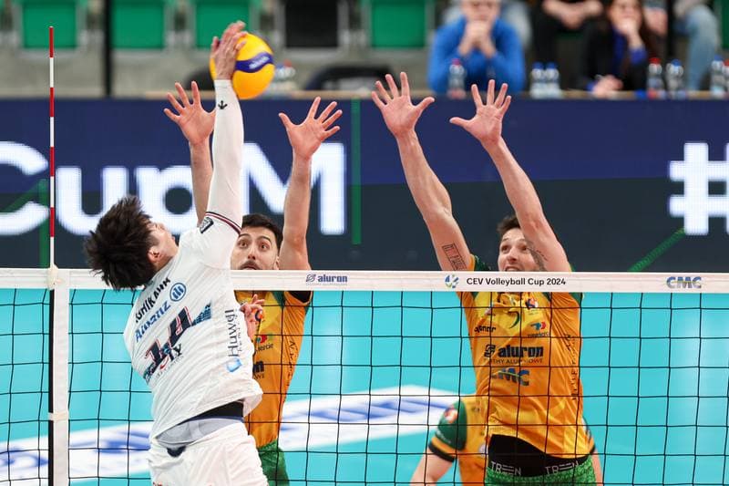Volleyball. CEV Cup. Aluron CMC Warta Zawiercie - Allianz Milano. 10.01.2024