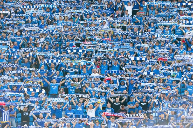 Football. Betclic I liga. Ruch Chorzow - Znicz Pruszkow. 28.07.2024