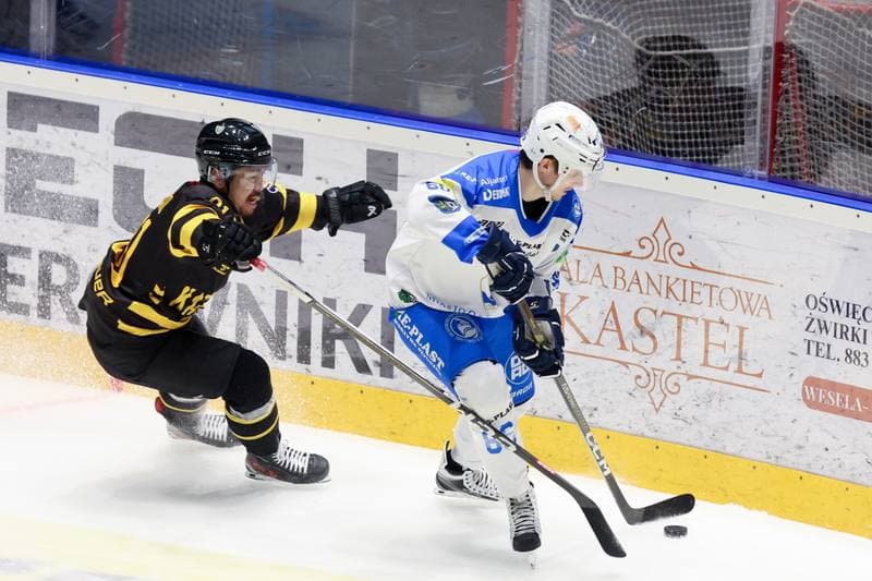 Ice Hockey. Tauron Hokej Liga. Re-Plast Unia Oswiecim - GKS Katowice. 01.02.2024