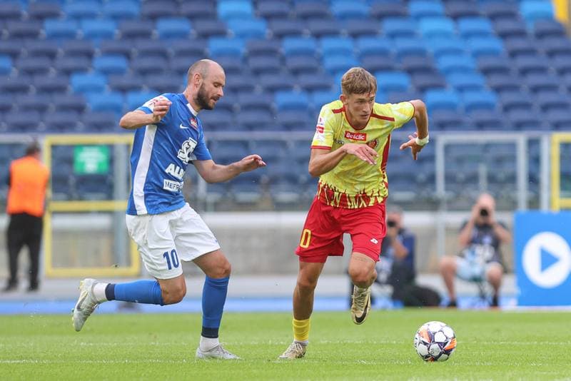 Football. Betclic I liga. Ruch Chorzow - Znicz Pruszkow. 28.07.2024