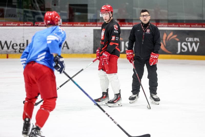 Ice Hockey. Poland national team. Training. 03.11.2024