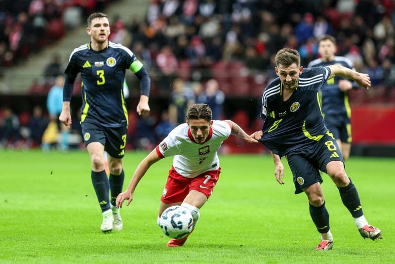 Football. UEFA Nations League. Poland - Scotland. 18.11.2024