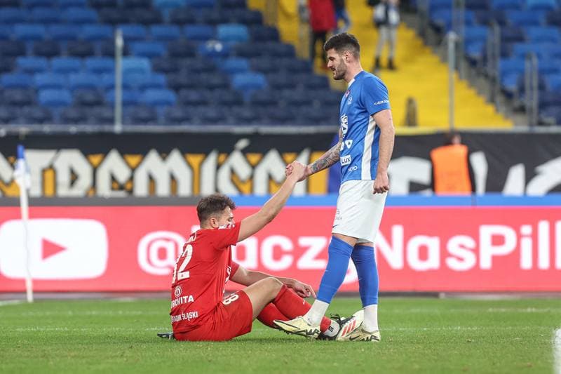 Football. Betclic I liga. Ruch Chorzow - Arka Gdynia. 08.03.2025